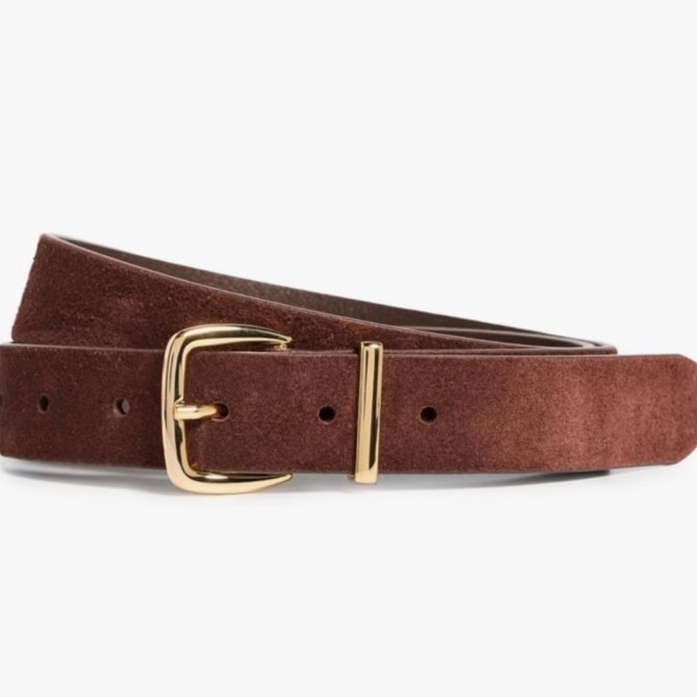 Madewell The Essential Belt Size L Chocolate Raisin